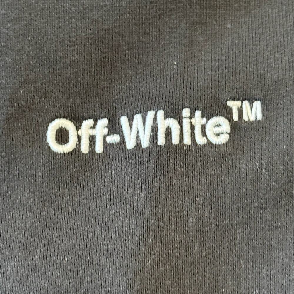 Off White Helvetica Logo Slim Crewneck *NEW WITH TAGS*SIZE XL - Picture 7 of 10